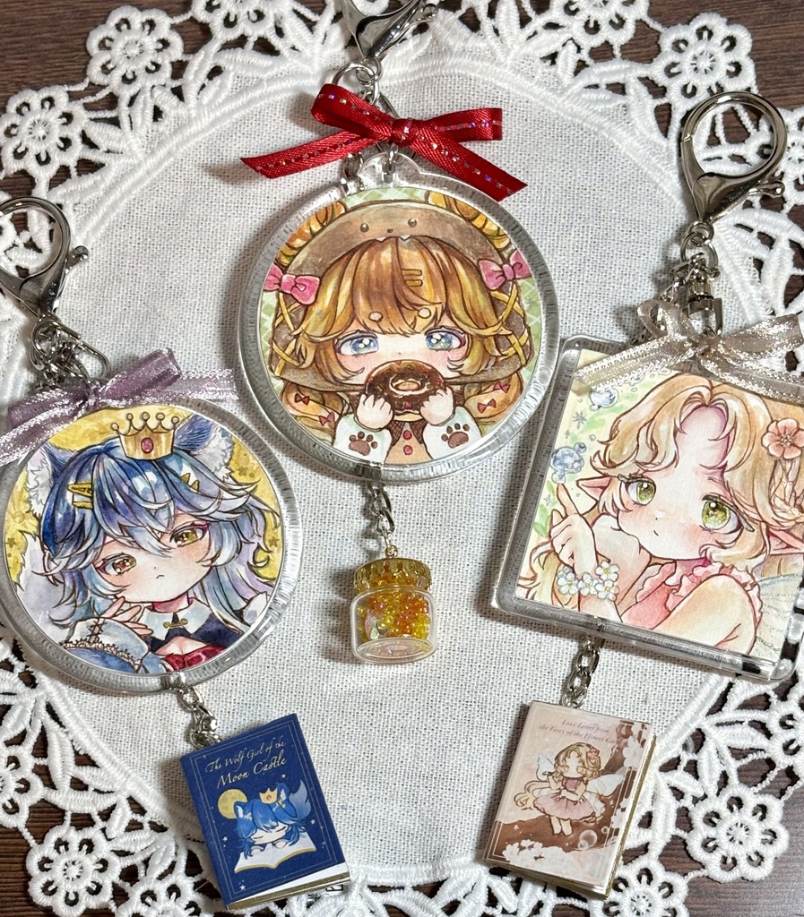 リバーシブルハメパチ原画キーホルダー