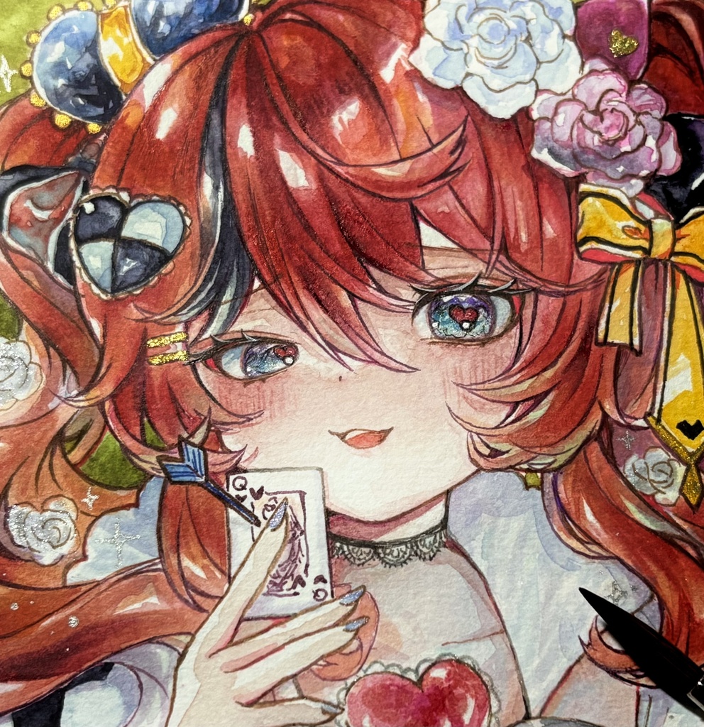 原画｢ハートの女王♥️🃏｣不思議の国のアリス