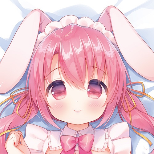 dh00191【うさ城まに】さくらちゃん抱き枕カバー