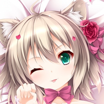 dh00111【にろ】白猫ちゃん抱き枕カバー