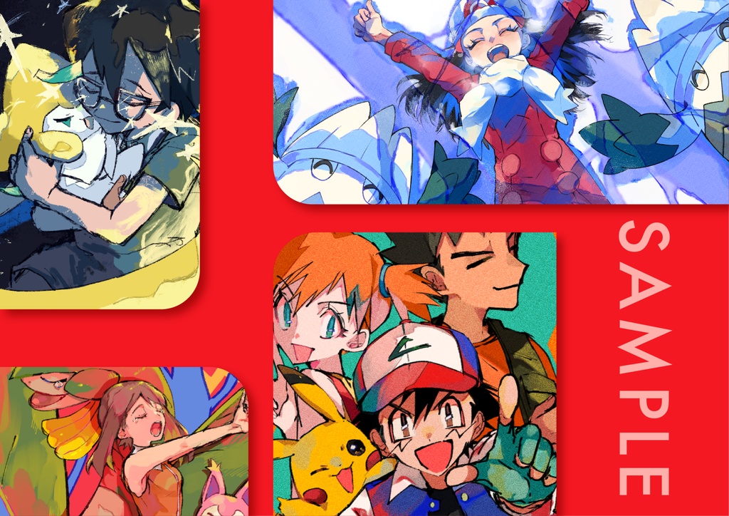 【Overseas shopping】Pokemon Illustrationbook 【Shipping included】