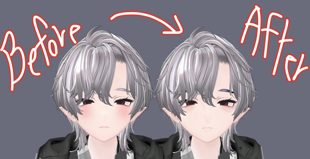 <Free>✨クマリ専用リアル調メイクテクスチャ🐻