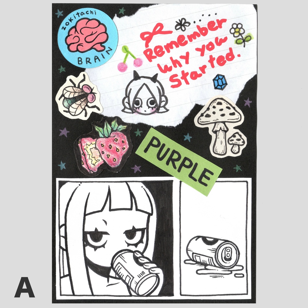 【原画】コラージュ作品全4種