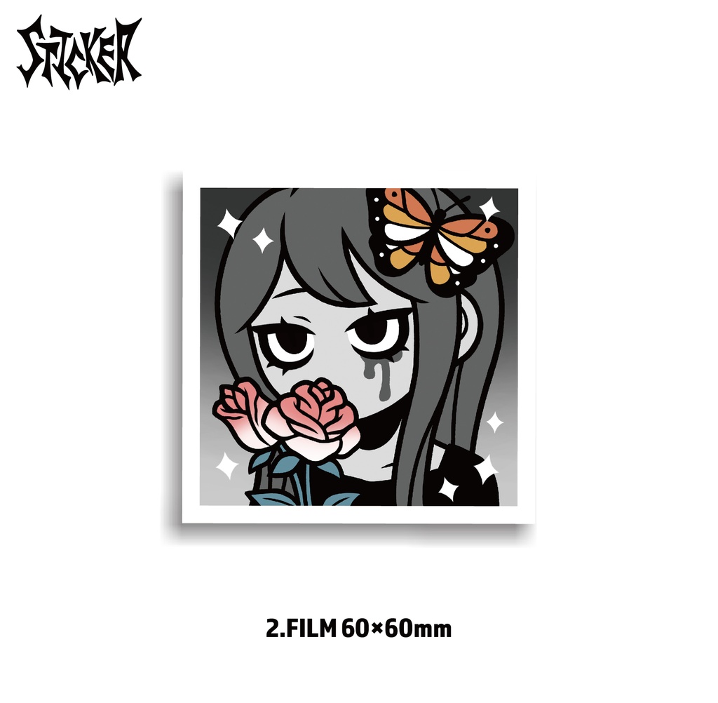 マットステッカー