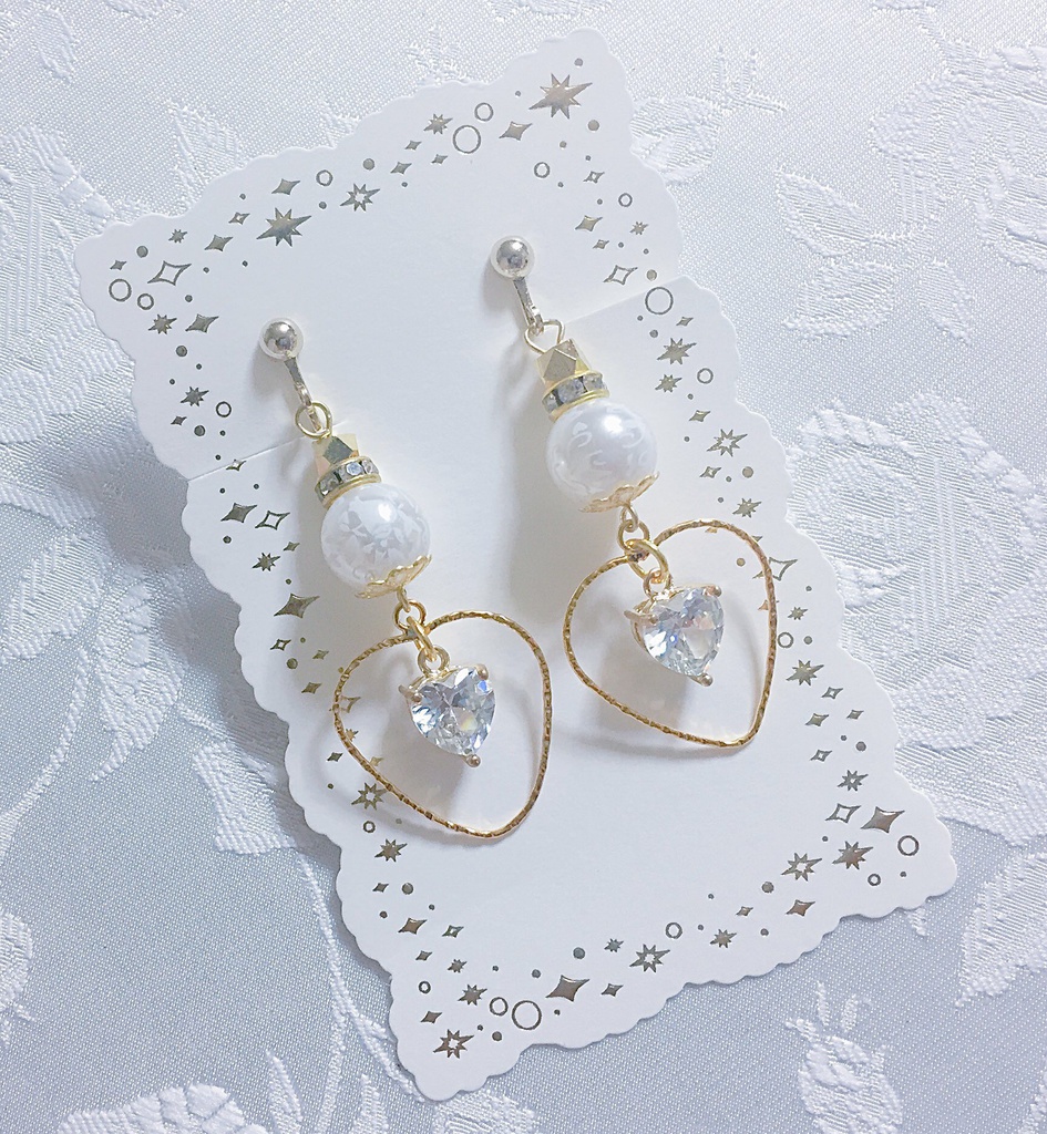 マリー・アントワネット モチーフ 耳飾り