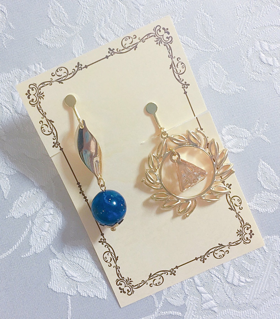 オジマンディアス モチーフ 耳飾り