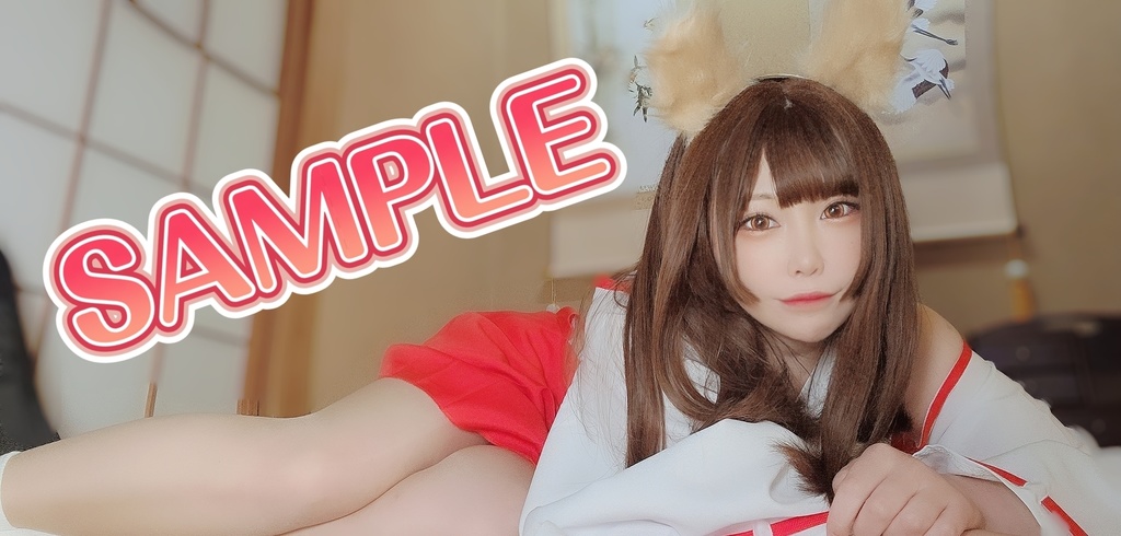 あおばさち　どんキツネ　チェキ