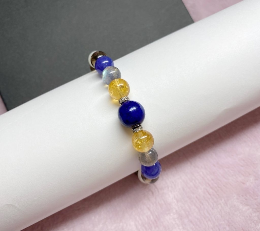 【003】三日月宗近イメージ 天然石ブレスレット