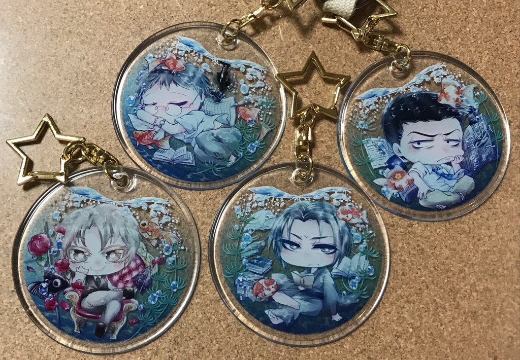 ■あんしんBOOTHパック【百鬼夜行シリーズ】やわらかアクキー【SPARK13】