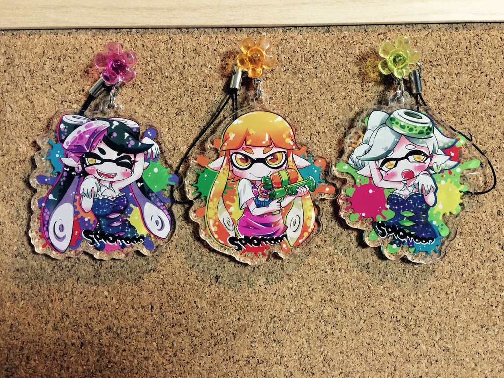 ■あんしんBOOTHパック【再販】スプラトゥーンアクリルストラップ