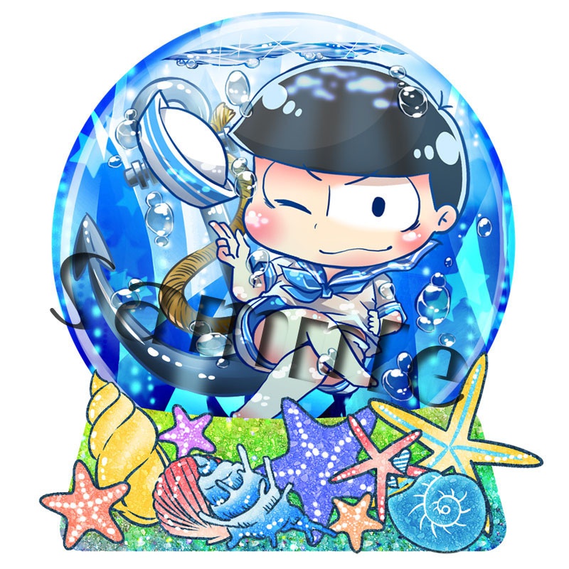 ■あんしんBOOTHパック:マリンドーム松アクリルキーホルダー