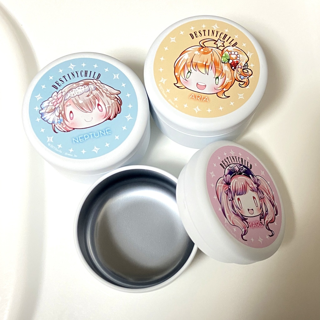 【デスチャ】プラネットパーティミニ缶小物入れ