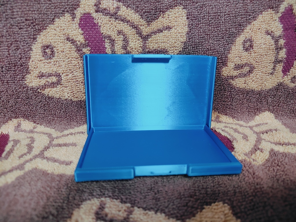 凹凸がキュートなたい焼きカードケース(青)