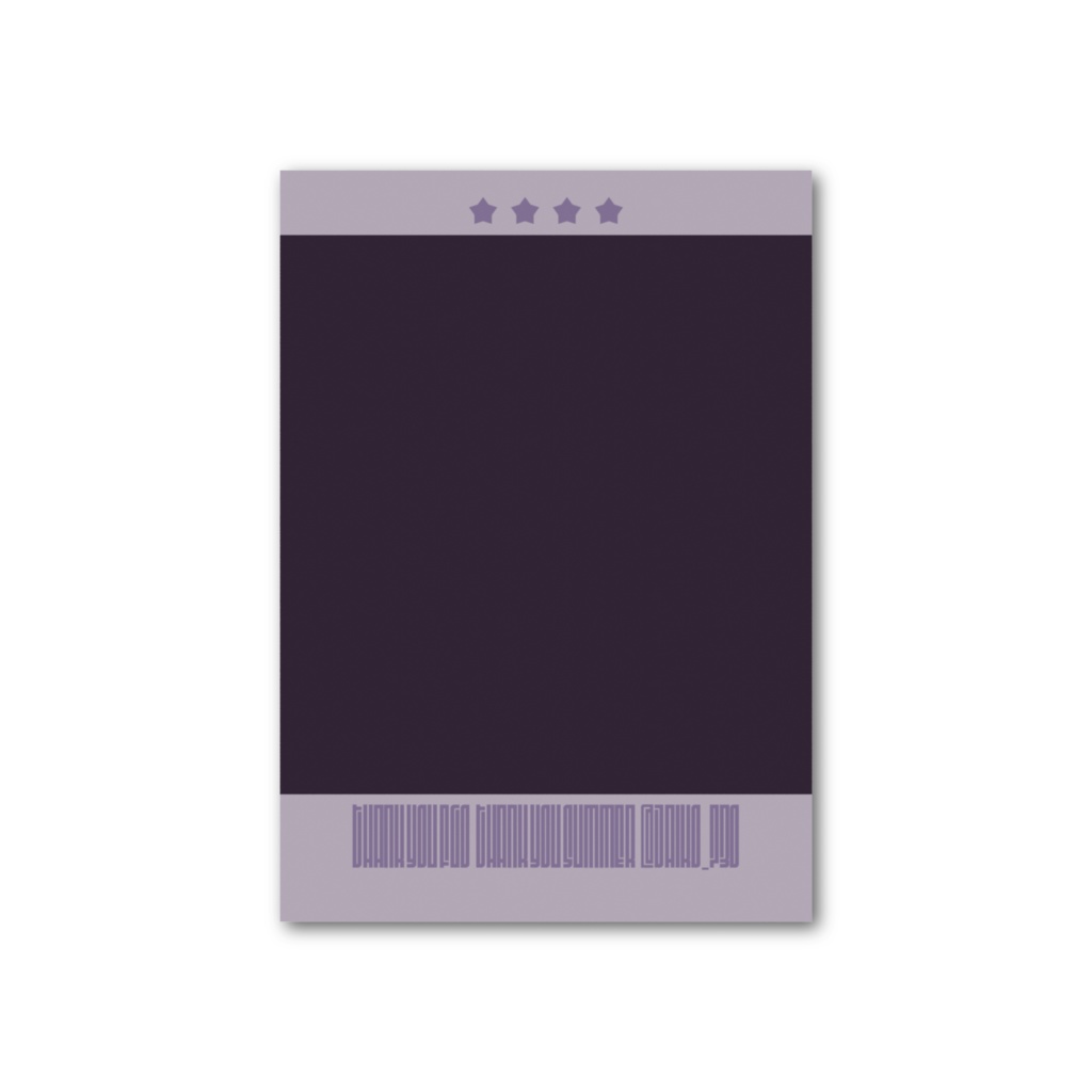 チェキ風カード