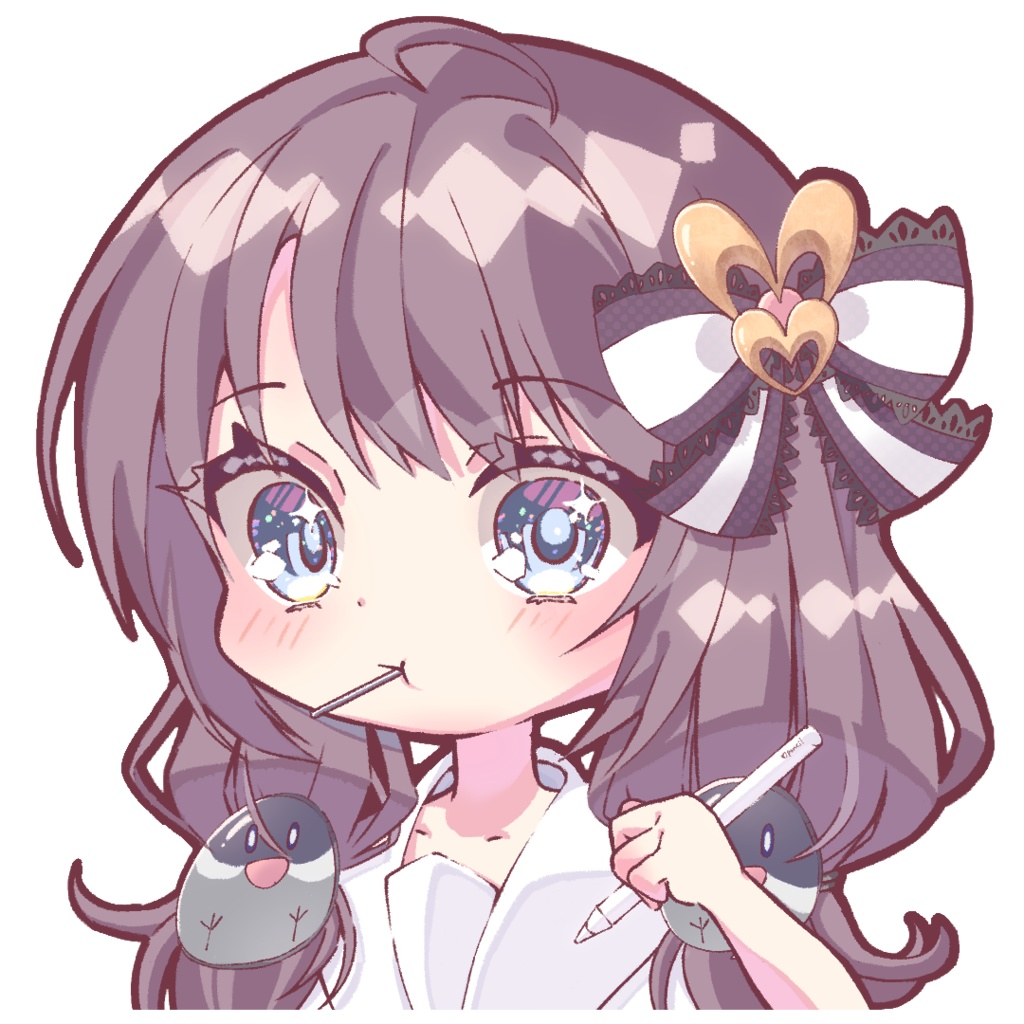 文鳥キーホルダー(擬人化ver)