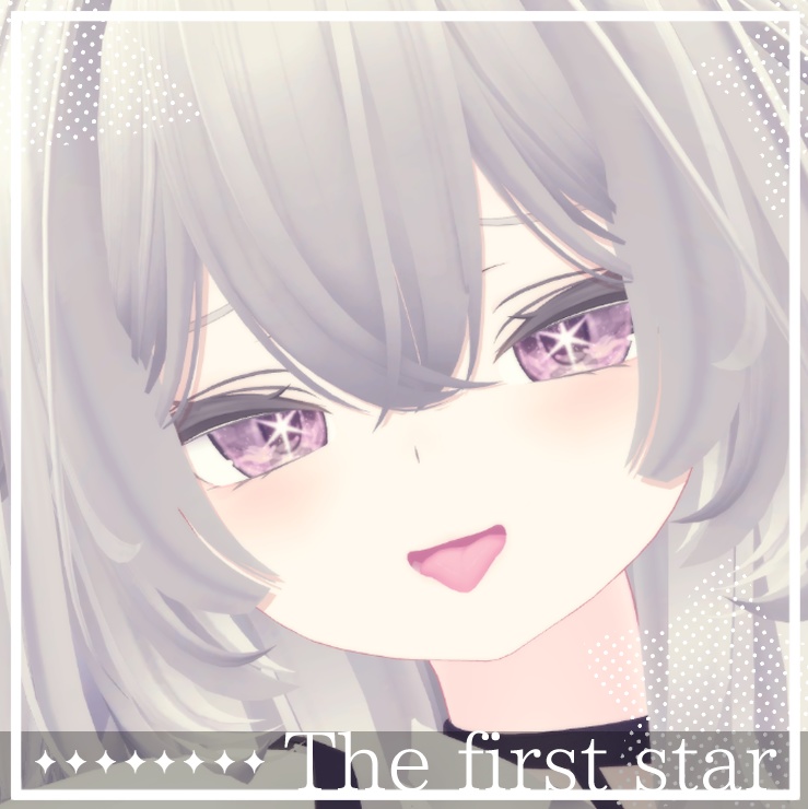 【4アバター対応】The first star Eye Textures【10色+α】