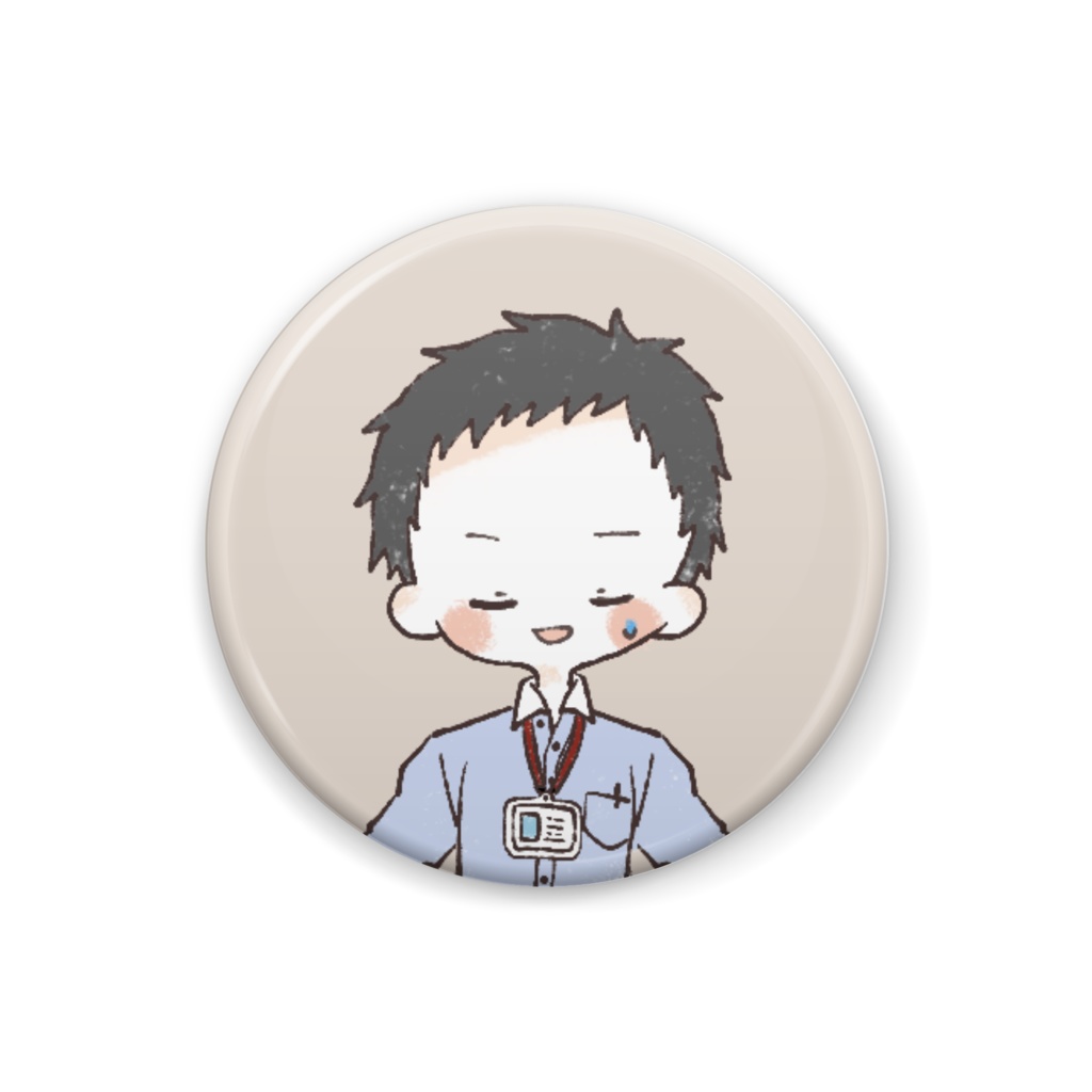 社缶バッチ