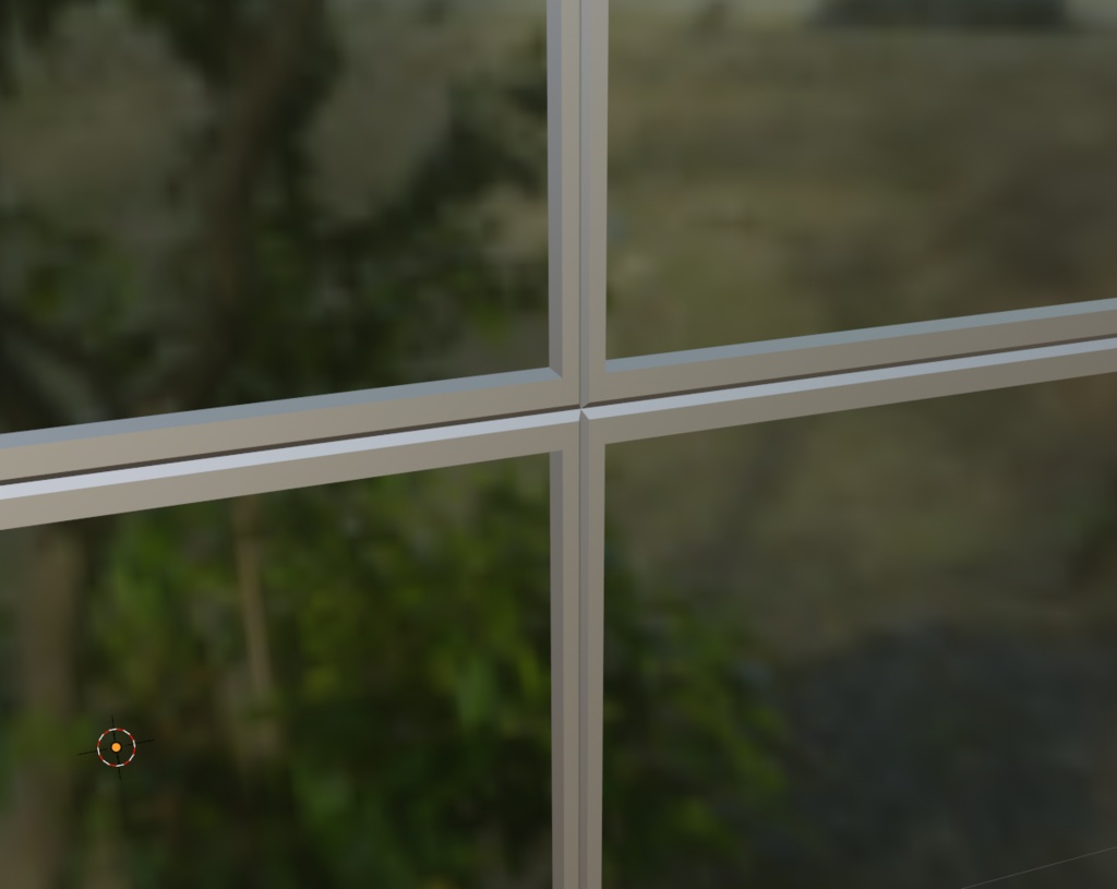 ビルのガラス窓