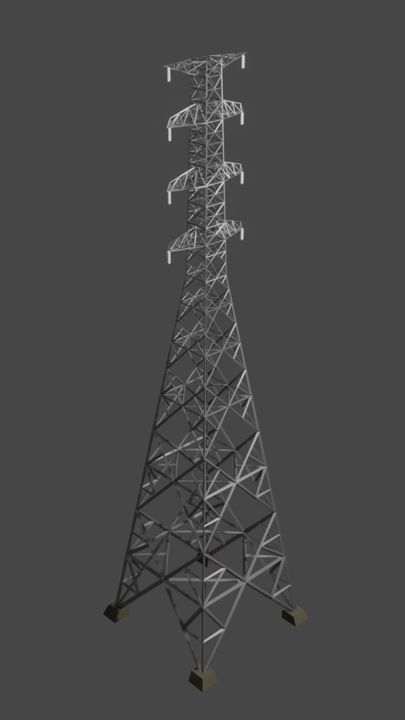 鉄塔　3Dモデルデータ