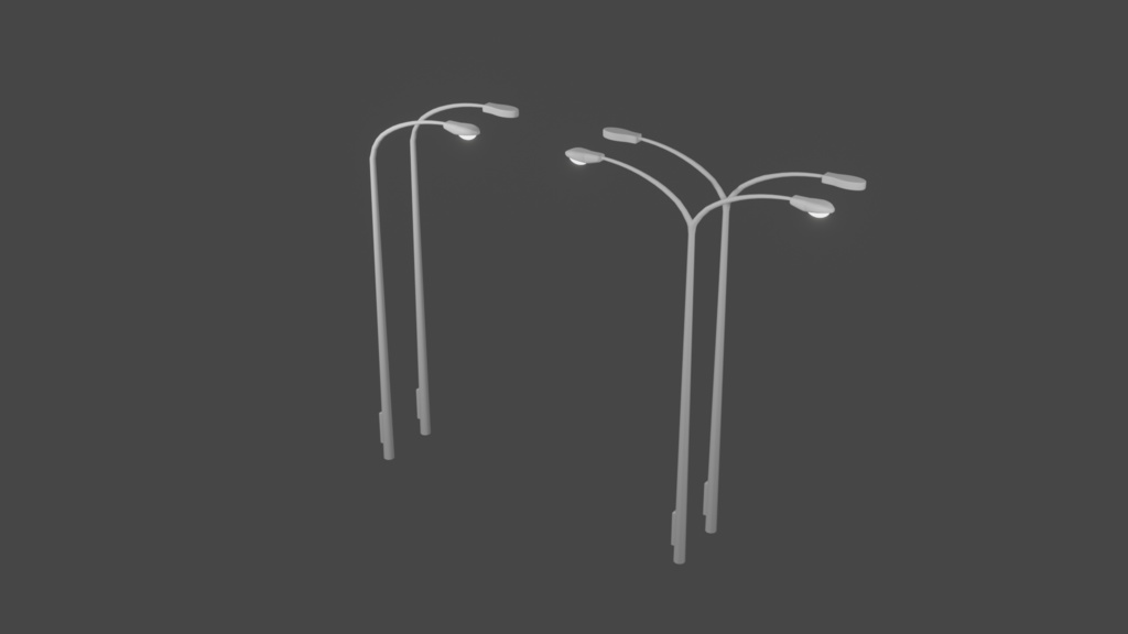 街灯 3Dモデルデータ