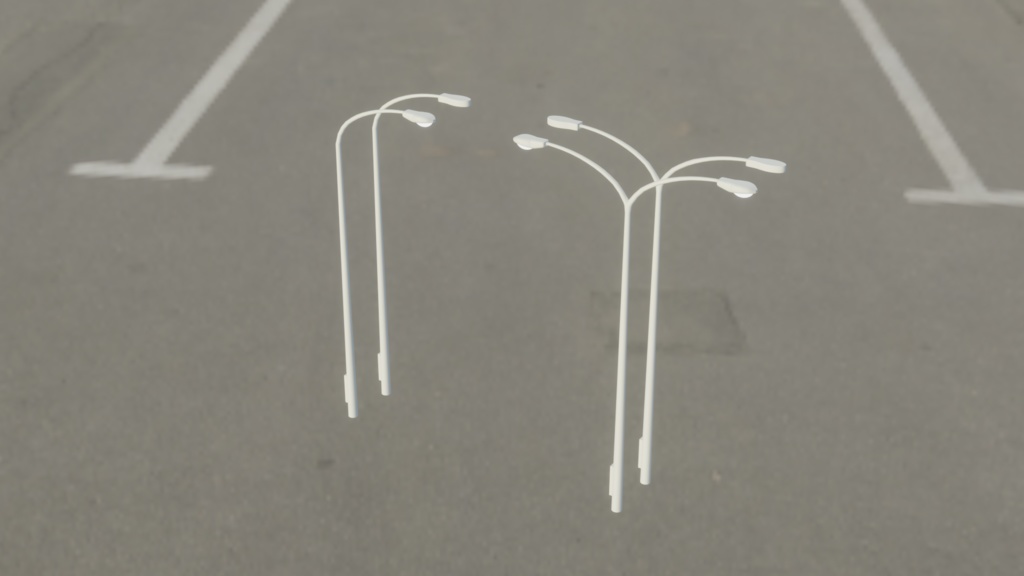 街灯 3Dモデルデータ