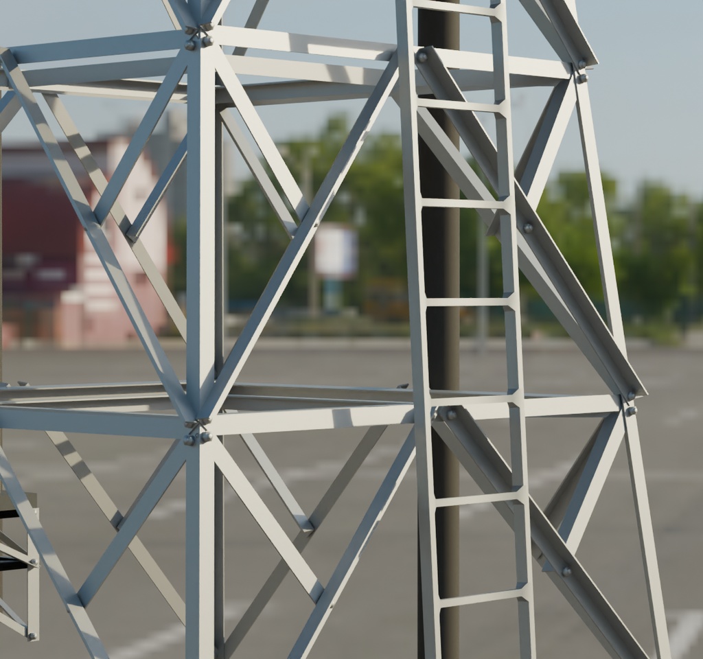 給水塔 3Dモデルデータ