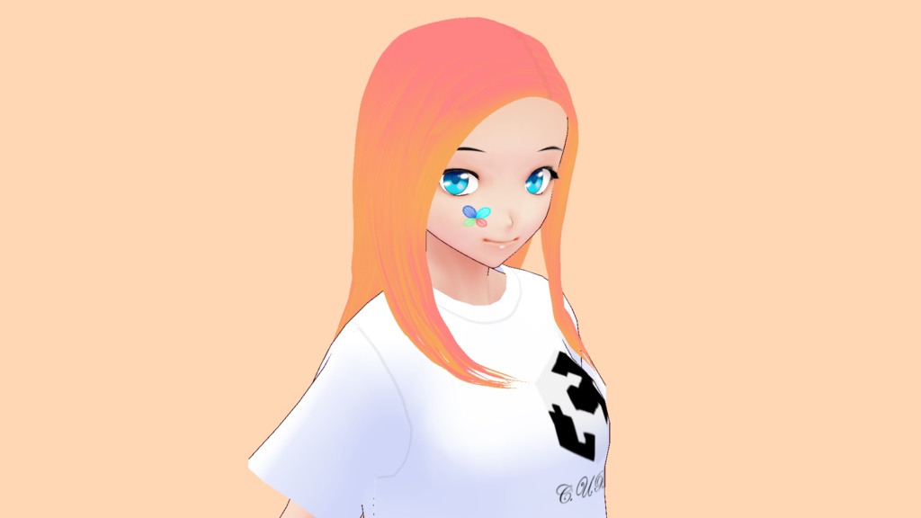 【VRoidStudioヘアプリセット】桃色ランダムレイヤーヘア