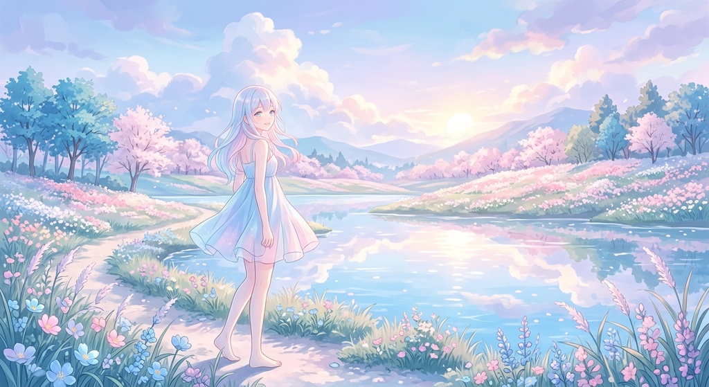 花咲く湖畔のワルツ 色違いver.