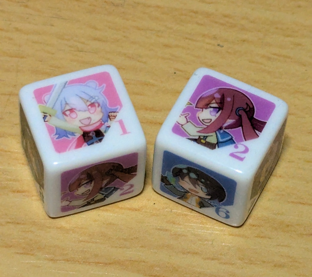 小樽潮風高校TRPG部ダイス(ピンゾロ工房)