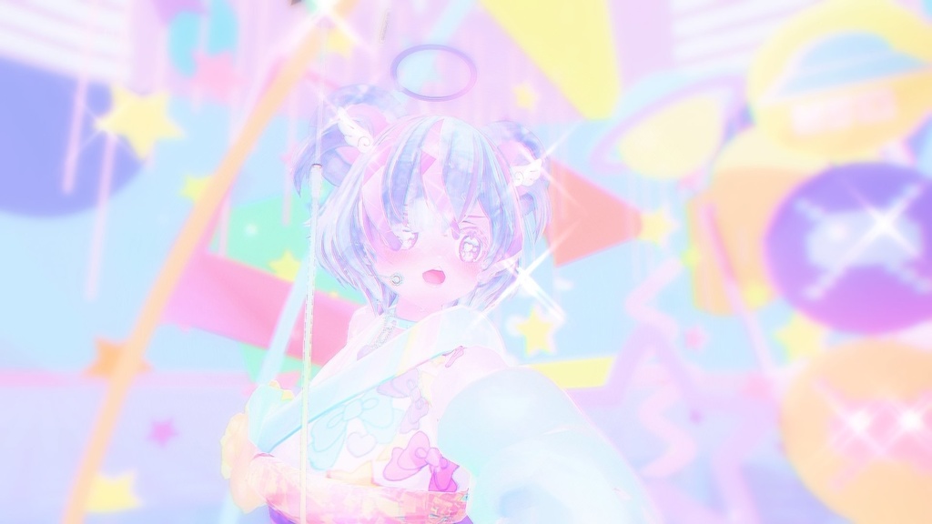 びしょぬれのしずくさん Eye&body&Hair&Make up Set4