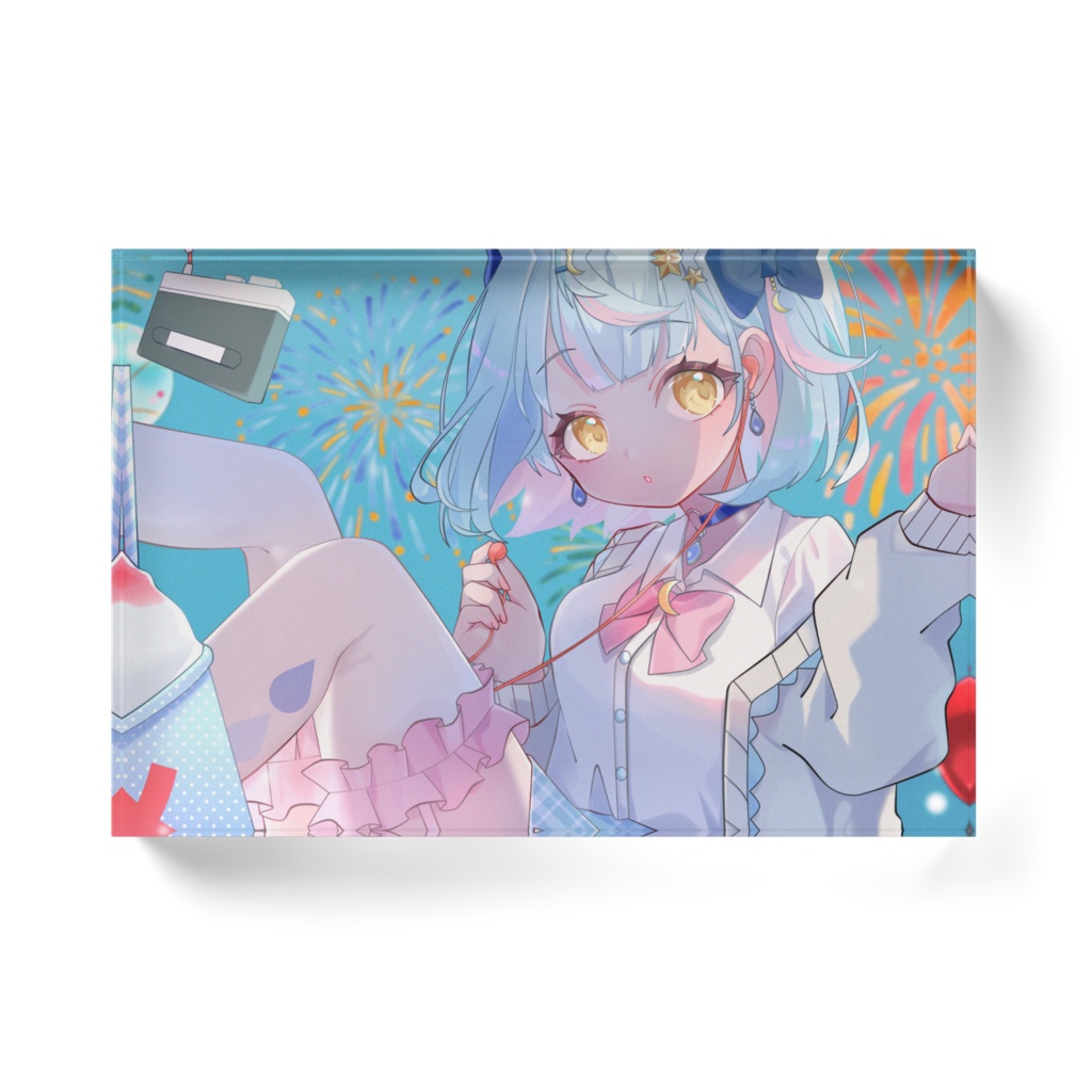 導きの光…angel ladder アクリルブロック