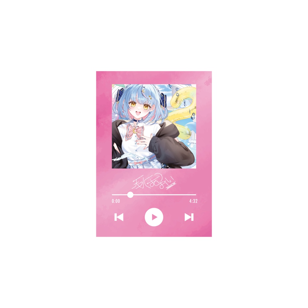 音楽再生画面風アクキー
