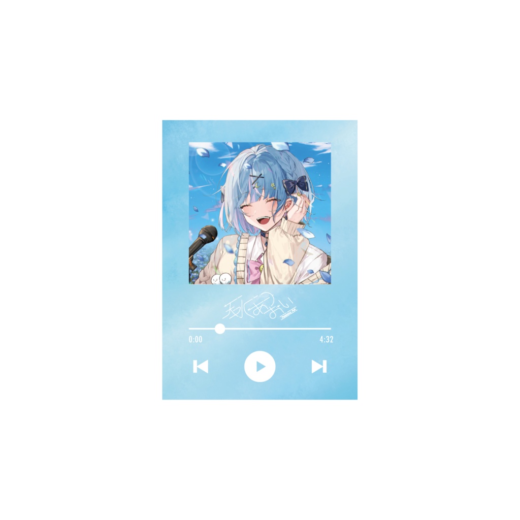 音楽再生画面風アクキー