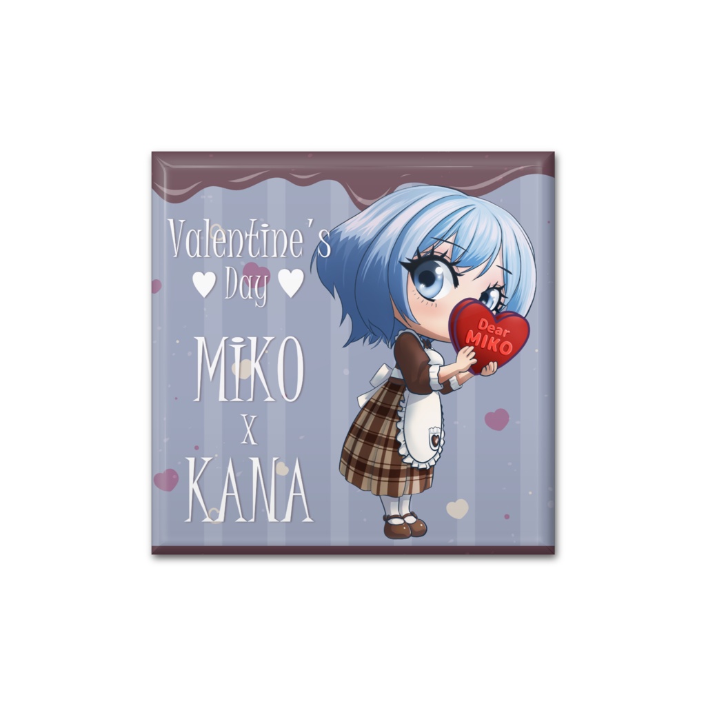 バレンタインイラスト 篠崎かなver.