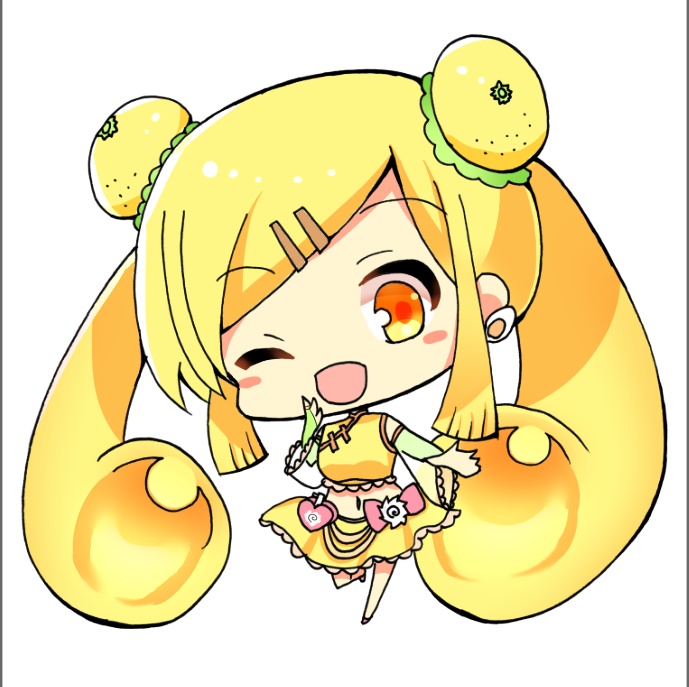 キュアラーメンアクリルキーホルダー