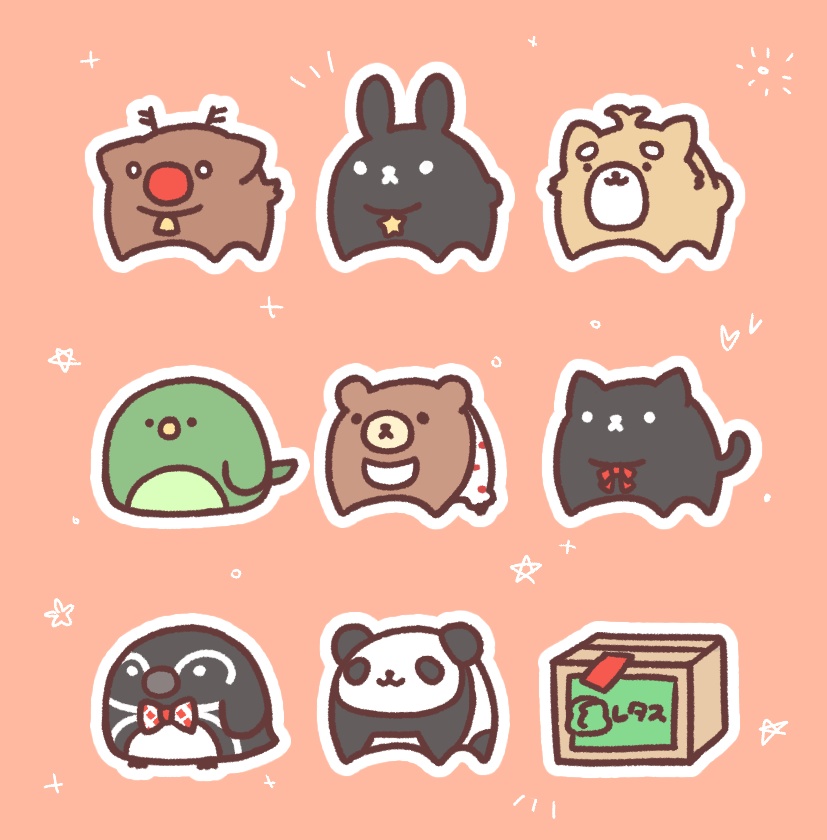 【缶バッジ】つきうたころころあにまるず