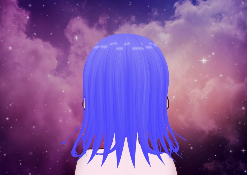 Periwinkle hair texture