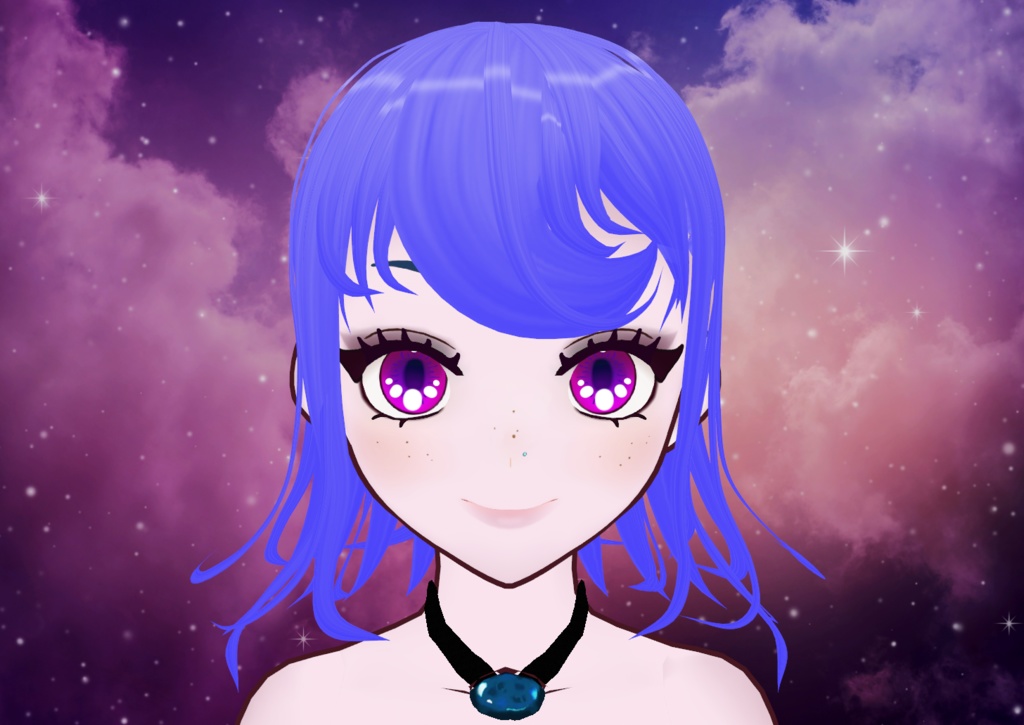 Periwinkle hair texture