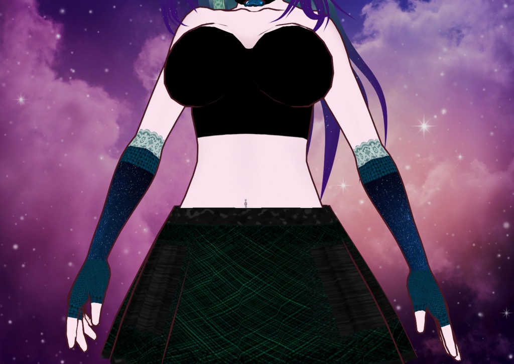 Sparkling Galaxy Gloves