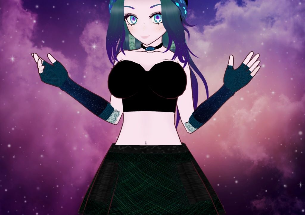 Sparkling Galaxy Gloves