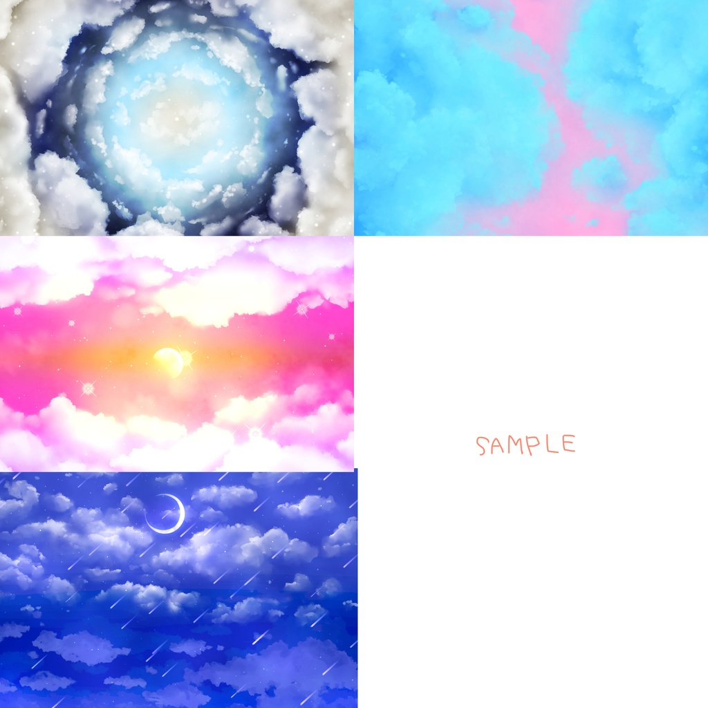 PASTEL STAR NIGHT BACK GROUNDS