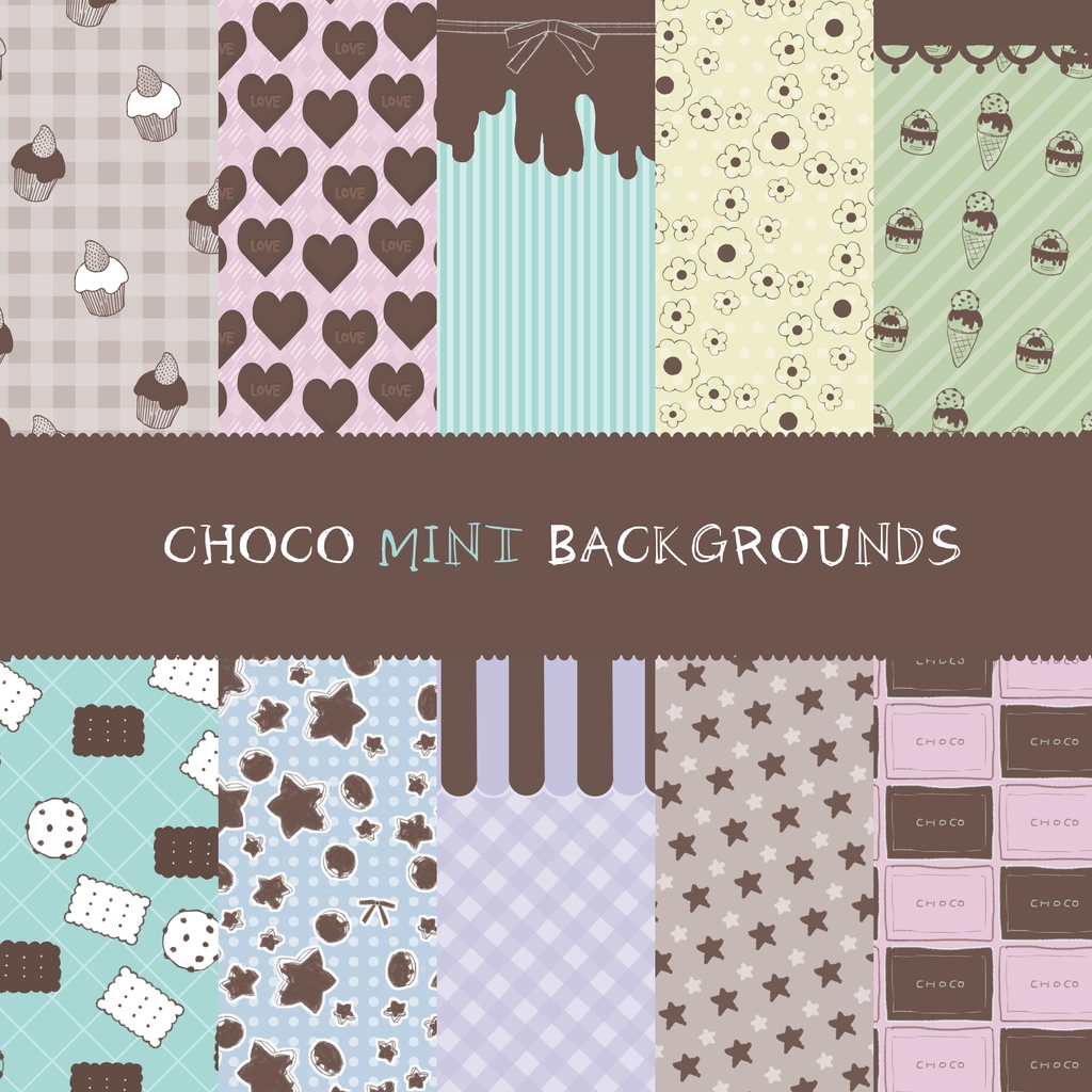 CHOCO MINT BACKGROUNDS