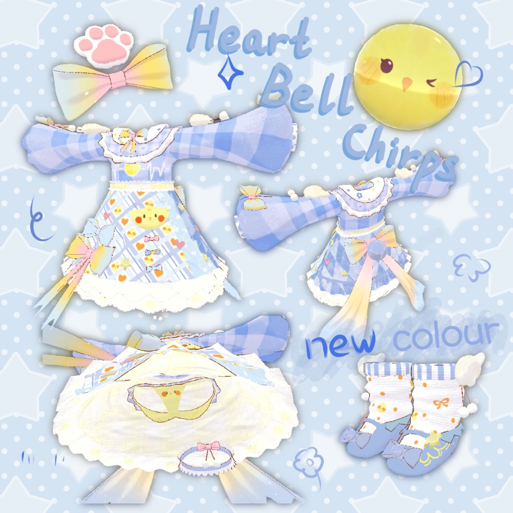 【4対応アバター】Heart Bell Chirps 心铃啾啾