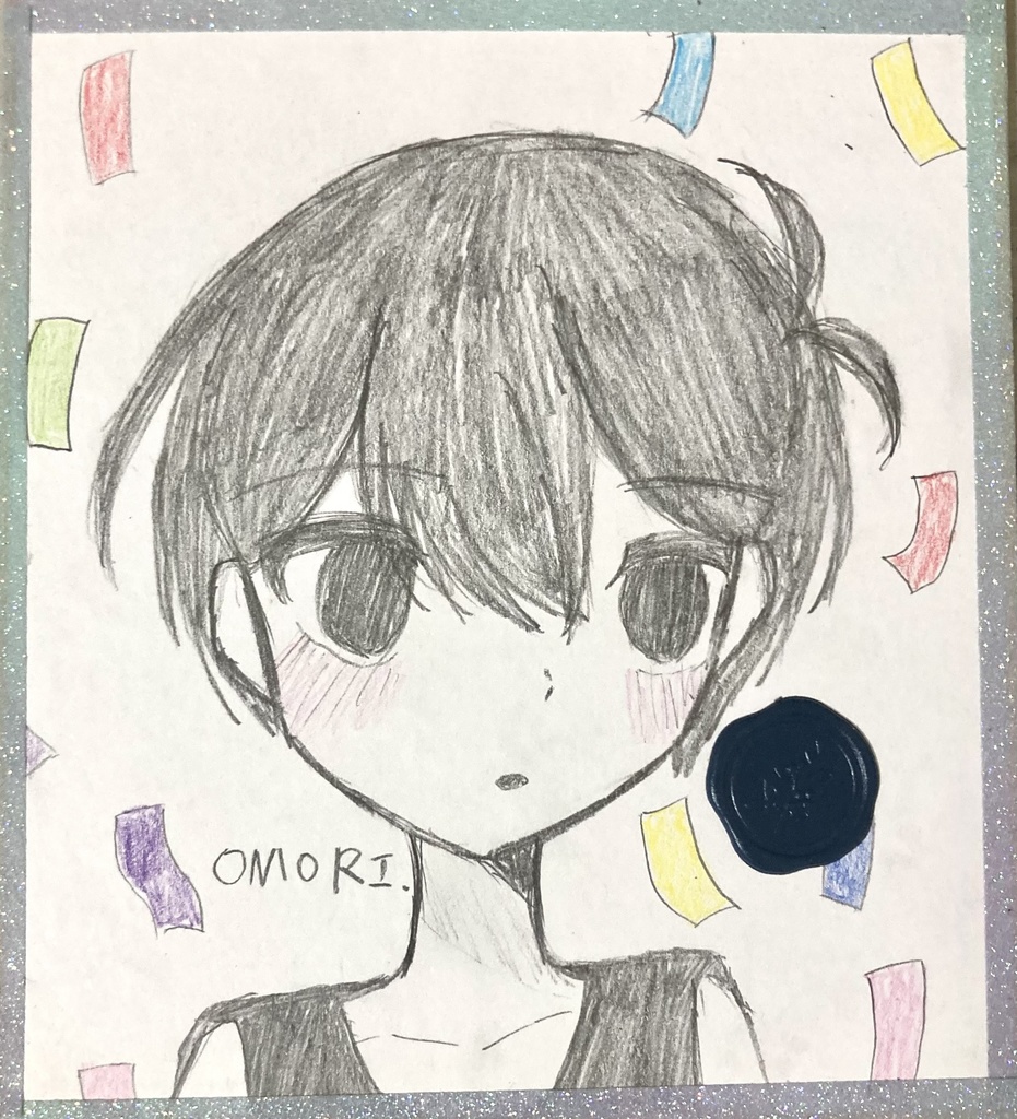 OMORI非公式 夢見人色紙