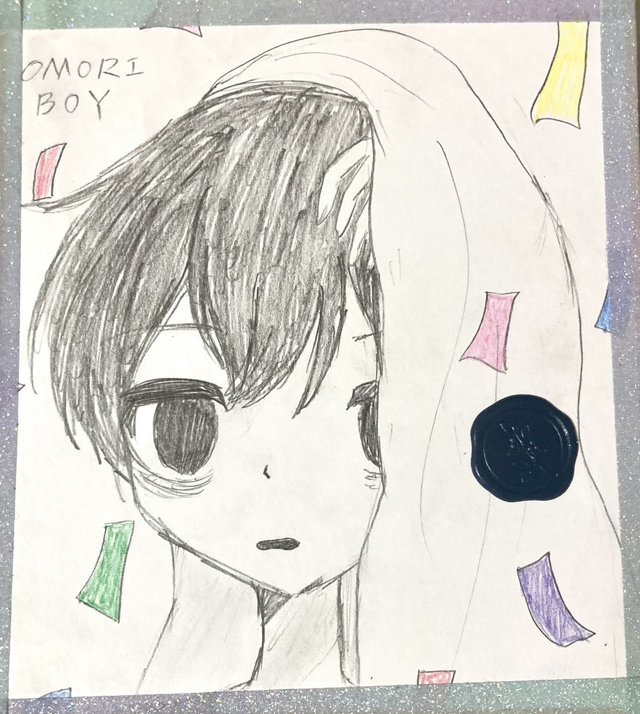 OMORI非公式 夢見人色紙