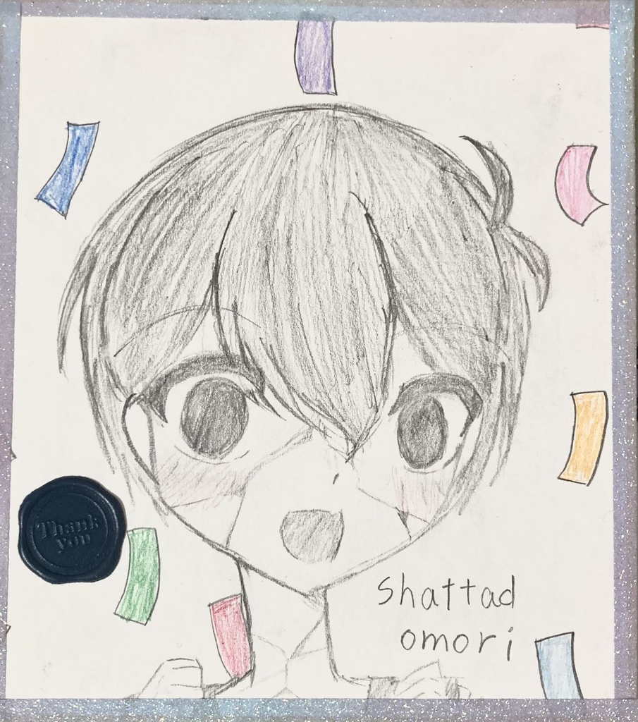 OMORI非公式 夢見人色紙