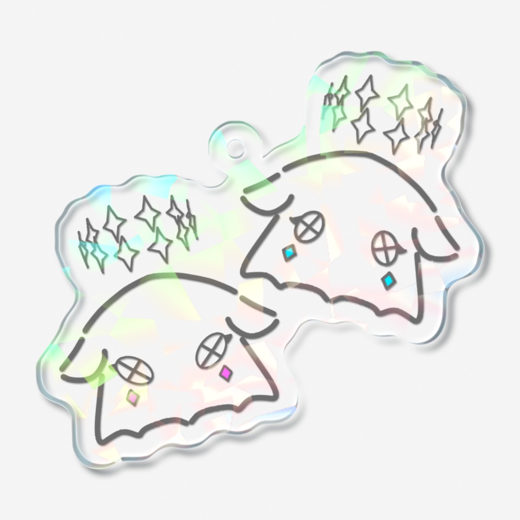 【ホログラムアクキー】我々が死に物狂いで描いた遠い親戚
