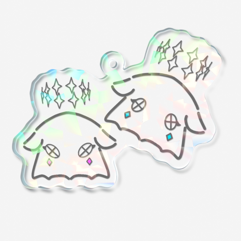 【ホログラムアクキー】我々が死に物狂いで描いた遠い親戚