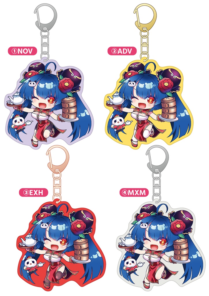 椿アクリルキーホルダー