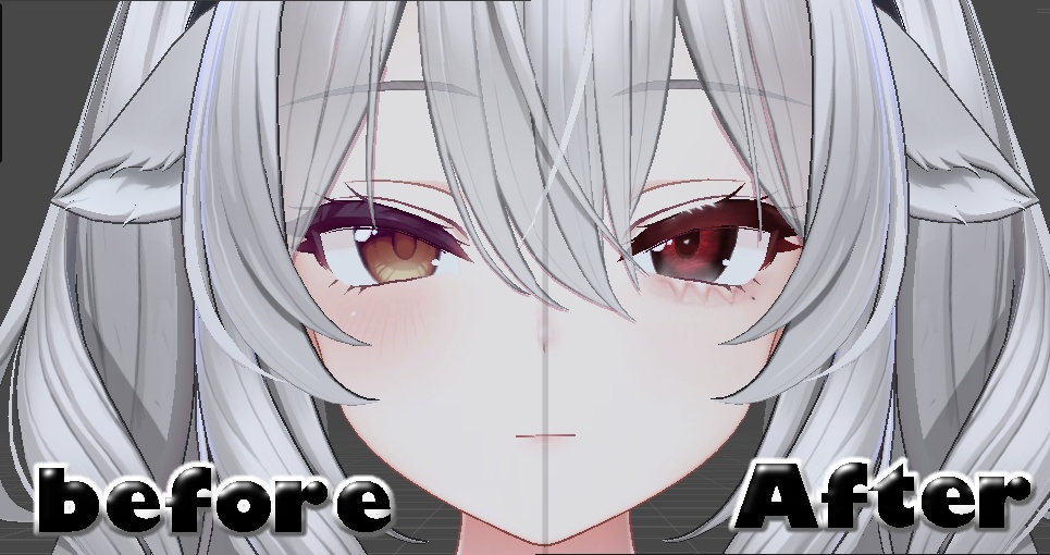 【Milltina専用】make & red eyetexture